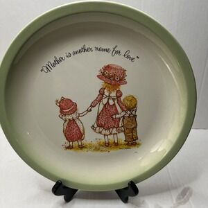 VTG Holly Hobbie Collector's‎ Edition Plate "Mother Is Another Name For Love"